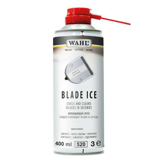 Wahl Blade Ice hajvágó hűtő és tisztító spray.