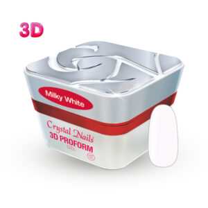3D Proform Crystal Nails, Milky White színű gél.