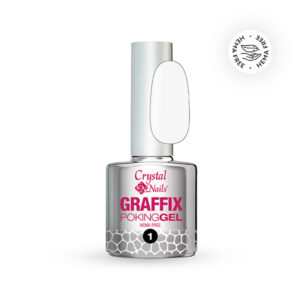 5996487116981 crystal nails graffix poking gel 01 white 4ml tf
