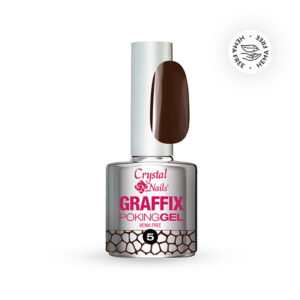 5996487117025 crystal nails graffix poking gel 05 chocolate brown 4ml