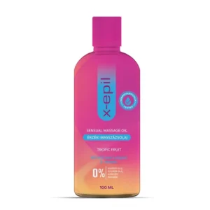 X-epil érzéki masszázsolaj tropikus gyümölcs illatban 100 ml.