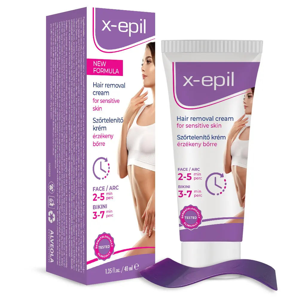 X-epil szőrtelenítő krém érzékeny bőrre