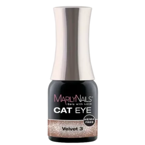 MarilyNails Cat Eye gél, Velvet 3, hema mentes.