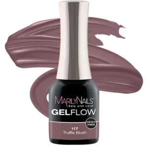 MarilyNails GelFlow 117 Truffle Blush gél-lakk, hema mentes.