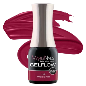 MarilyNails GELFLOW 118 Witch's Kiss színes gél-lakk.