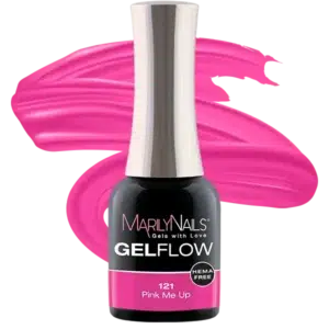 MarilyNails GelFlow 121 Pink Me Up színes gél-lakk.