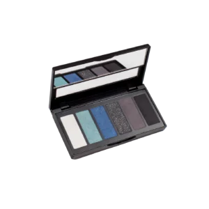 Aden Szemhéjpúder paletta 01 black/blue; fekete/kék