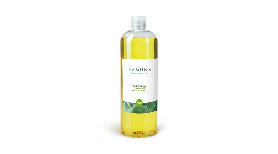 Yamuna Aloe Vera masszázsolaj termékfotó.