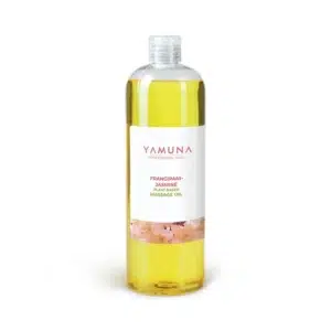 Yamuna Frangipani-Jasmine masszázsolaj termékfotó.