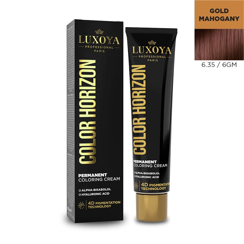 Luxoya Color Horizon hajfesték arany mahagóni színben, 6.35 / 6GM.