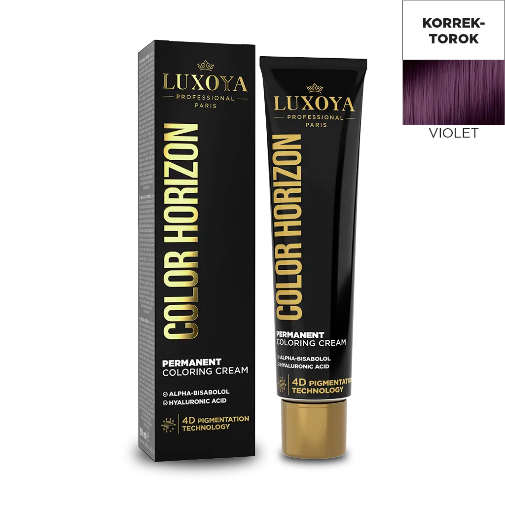 Luxoya Color Horizon violett színű tartós hajfesték