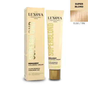 Luxoya Superblond hajfesték 11.00 színben, hajfestési krém.