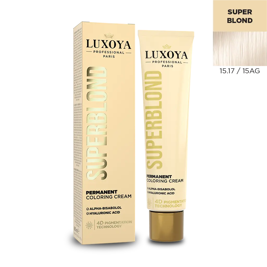 Luxoya Superblond hajfesték 15.17 színben,