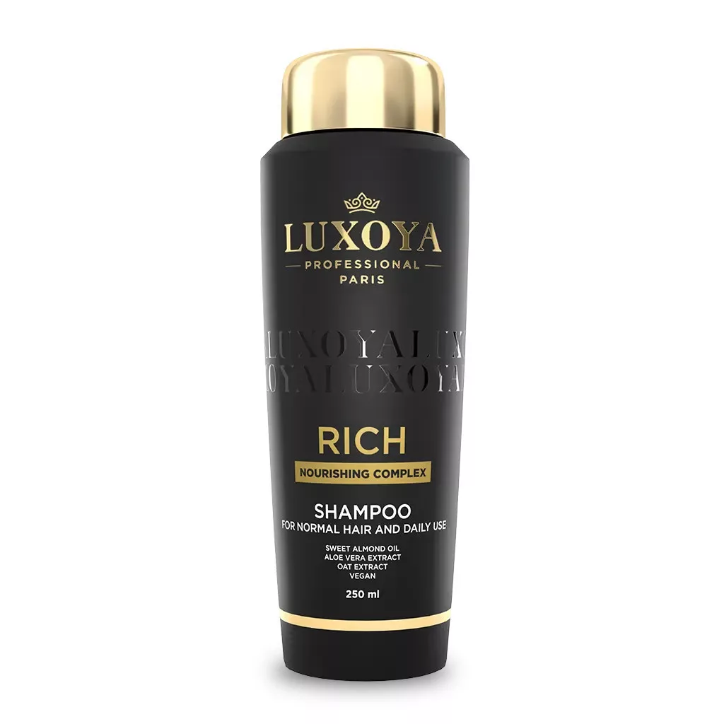 Luxoya Professional Paris Rich sampon, 250 ml, normál hajra.