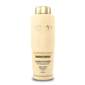 Luxoya Superblond hajkondicionáló, 1000 ml, szőkített hajra.