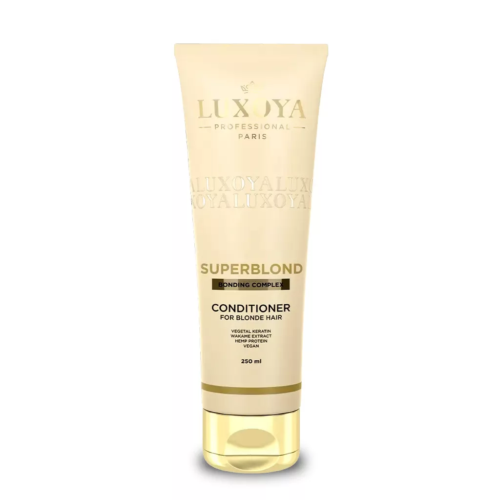 Luxoya Superblond hajkondicionáló, szőkített hajra, 250 ml.
