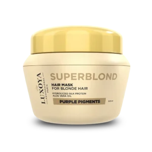 Luxoya Superblond hajmaszk szőkített hajra, 500 ml.