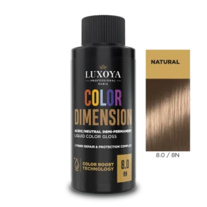 Luxoya Color Dimension 8.0 természetes hajszín, hajfesték.