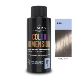 Luxoya Color Dimension 10.1 Ash hajfesték, fényes, semleges, hajszál-védő.
