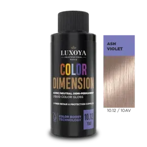 Luxoya Color Dimension 10.12/10AV Ash Violet hajfesték.
