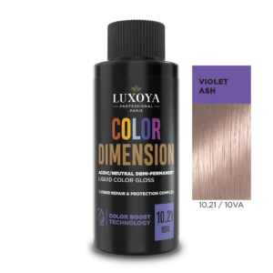 Luxoya Color Dimension 10.21/10VA Violet Ash hajfesték.