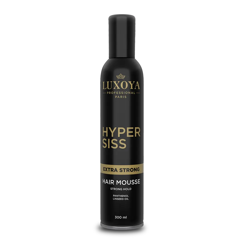 Luxoya Hyper Siss extra erős hajhab, 300 ml.