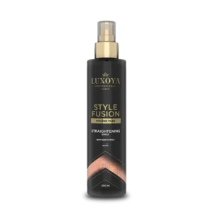 Luxoya Style Fusion hajegyenesítő spray, 200 ml, vegán.
