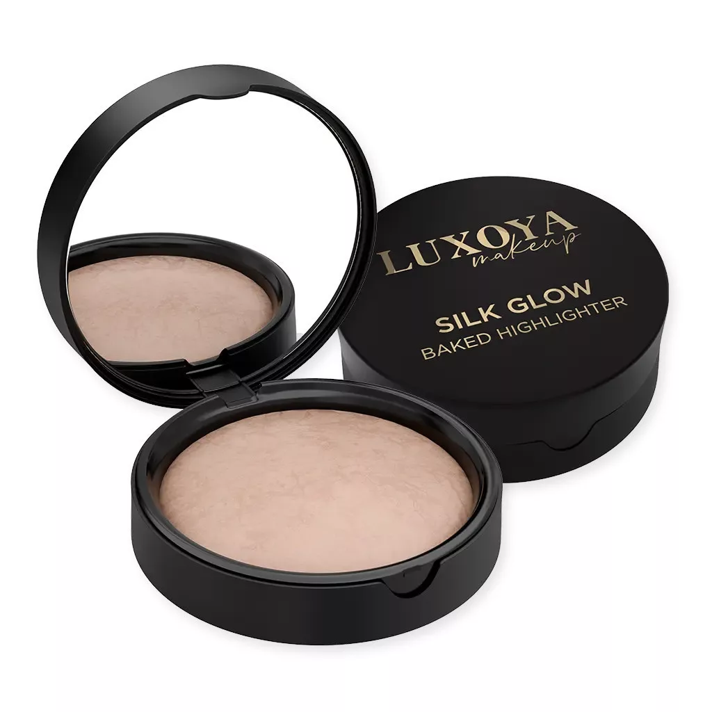 Luxoya Silk Glow Baked Highlighter púder 01