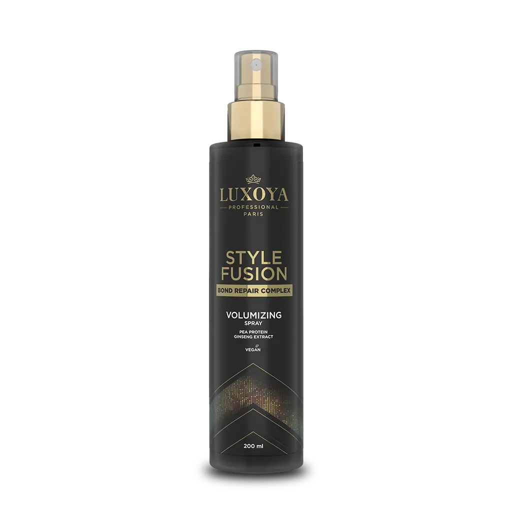 Luxoya Style Fusion volumizáló spray, 200 ml, bőrjavító komplexummal.