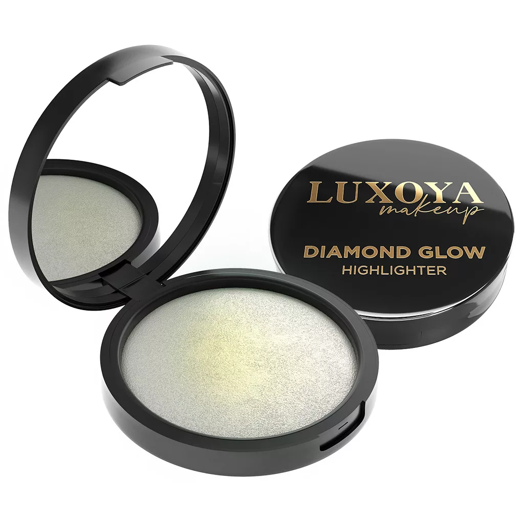 Luxoya Diamond Glow Highlighter, fényes arckozmetikum.