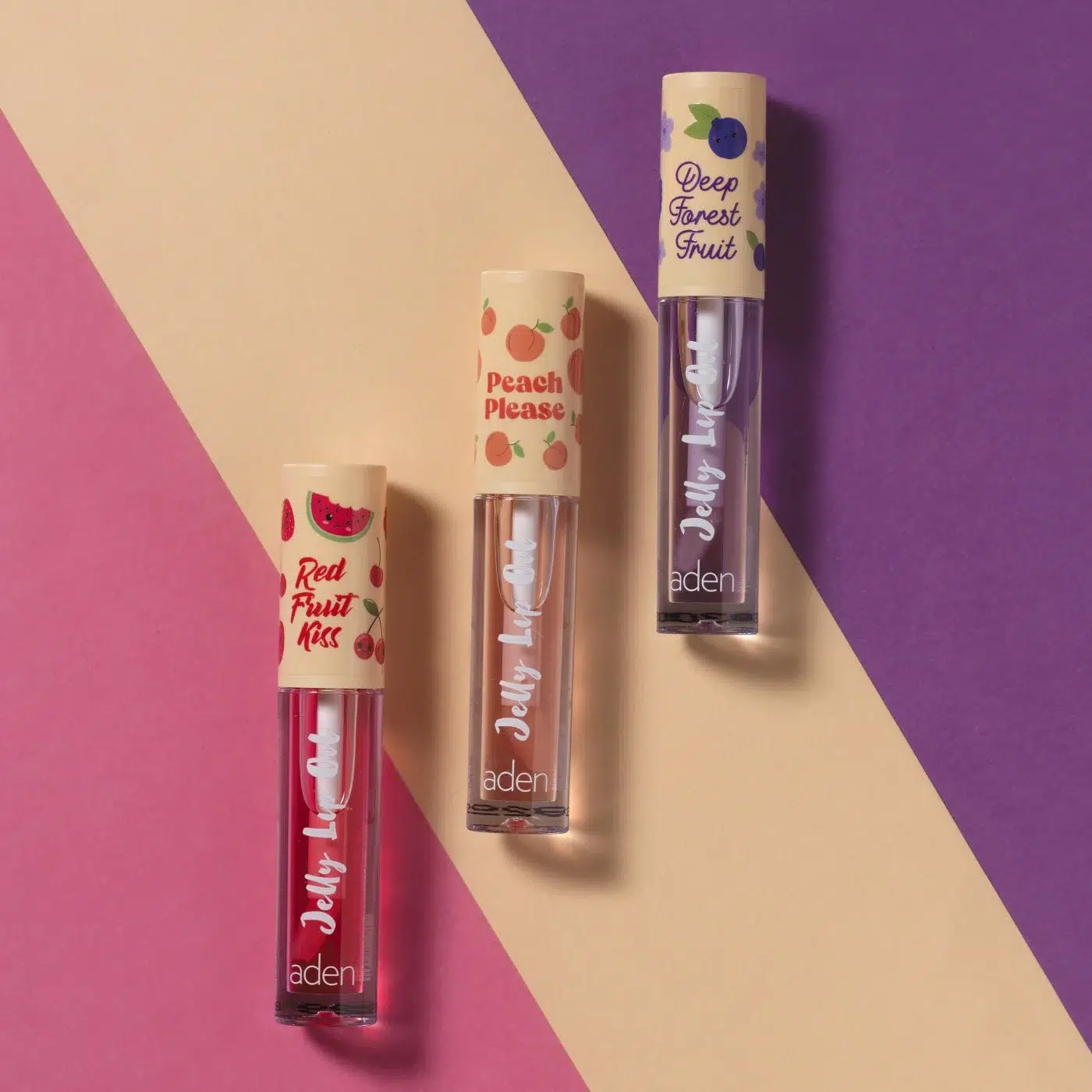 Aden Jelly Lip Out ajakápoló olaj gyümölcsös ízben.
