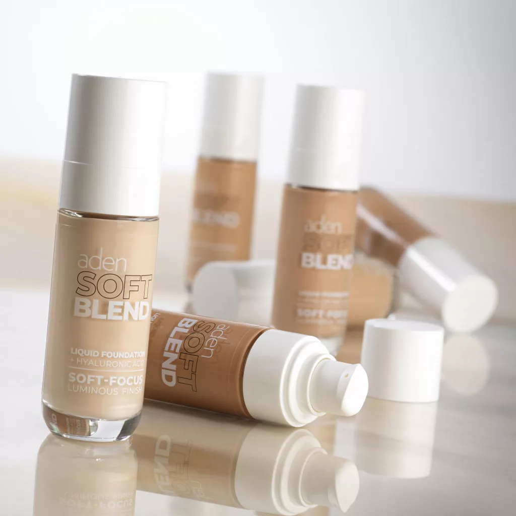 Aden Soft Blend alapozó színek, fényes finomítás.