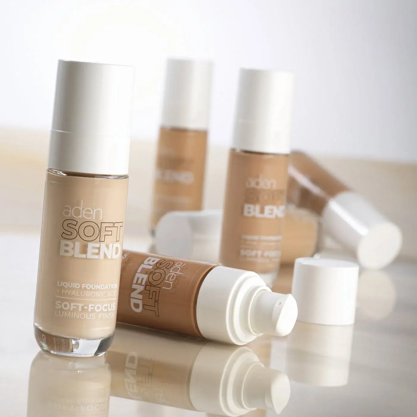 Aden Soft Blend alapozók, fényes és szép bőrfedés.