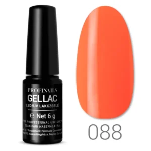 Profinaills Gellac LED/UV lakk 088 narancssárga szín.
