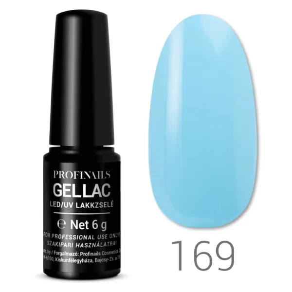 Profinails 169 Gel Lac 6g világoskék gél lakk