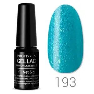 Kék glitter gellak, szín 193, Profinails márkájú.