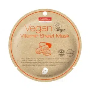 Vegan Vitamin Sheet Mask, Purederm, 3in1 maszk.