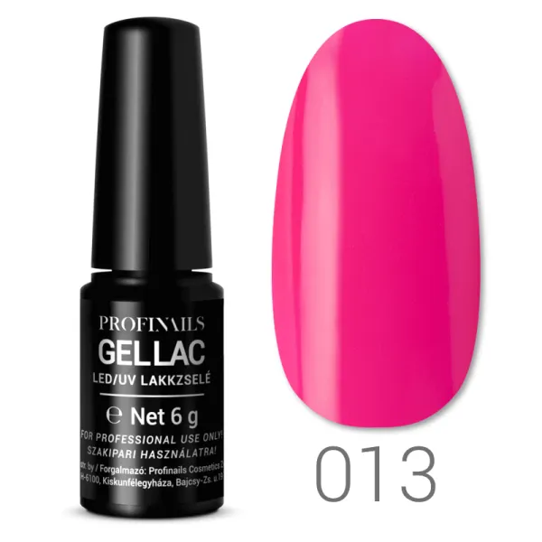 Profinails Gellac LED/UV lakk 013 rózsaszín szín.