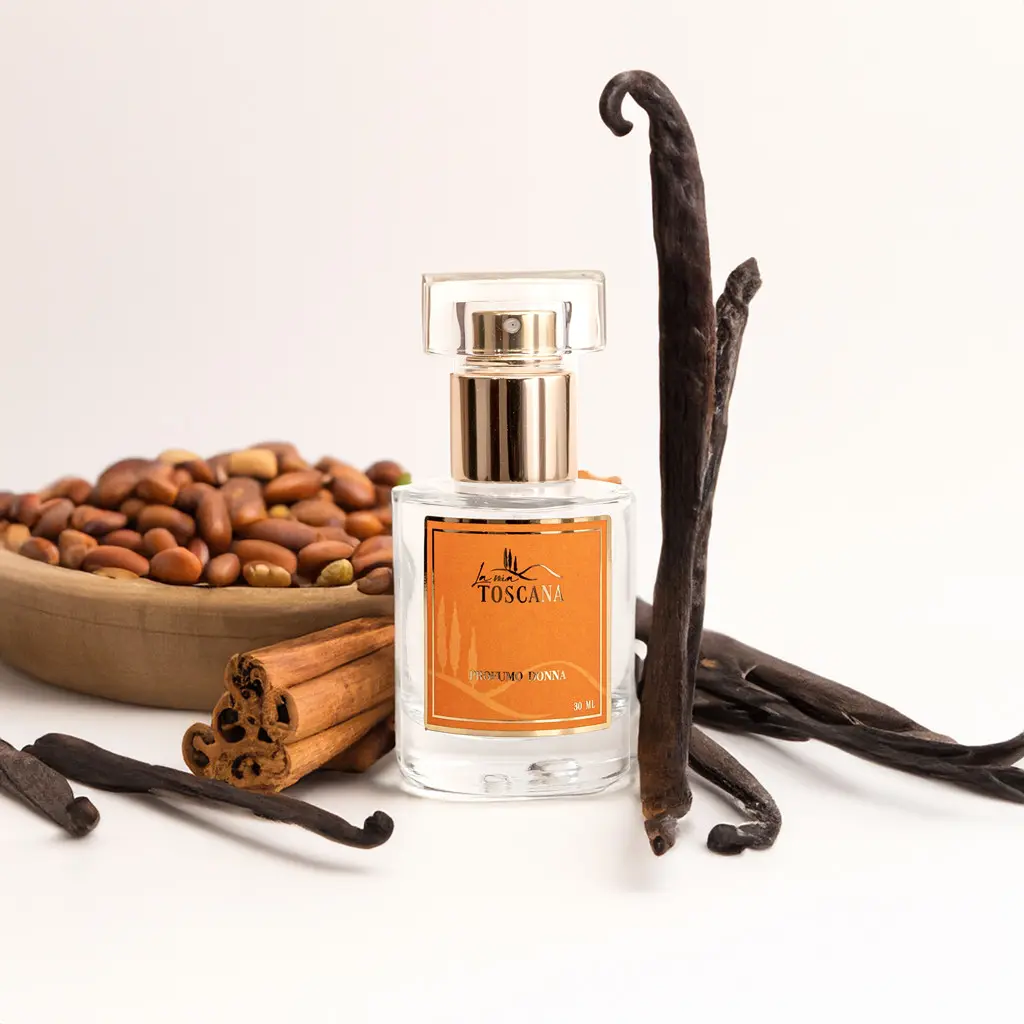 La mia Toscana parfüm, vanília és kávé illatú, 30 ml.