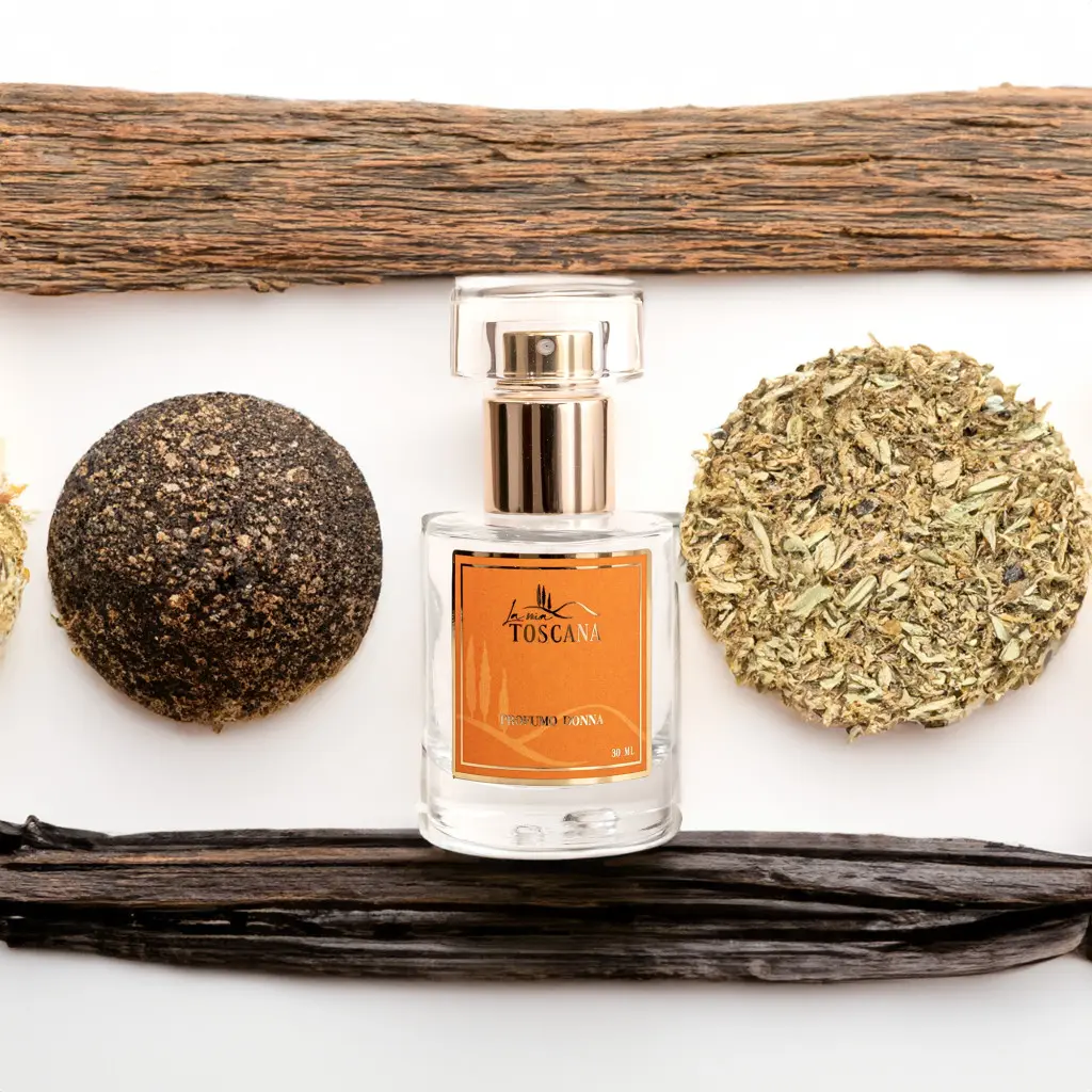 La mia Toscana női parfüm, illatok és aromák környezetben.
