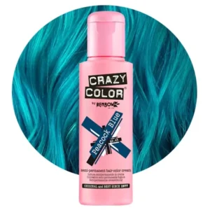 crazy color szinezo 100ml no45 peacock blue