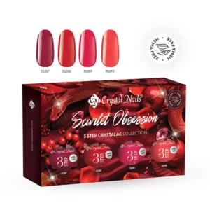 5996487122296 crystal nails 3s kit scarlet obsession 4x4ml